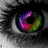 Four distinct eye-themed images arranged in a , each with unique visual styles and color treatments