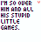 four and five displays repeated text with animated heart icons, where some hearts fade to gray in the third