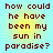 Pixelated text on a gradient background with repeated phrases in red and yellow tones.