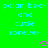 Green background with repeated light blue text and two pink pixelated hearts at the bottom.