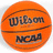 Orange Wilson NCAA basketball on white background, blue with yellow text reading Forest Grove and Girls Basketball