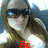 A person with long brown hair and dark sunglasses appears in a of four with red text overlays