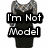six pixelated images with text overlays: three dresses, a colorful flower, a person, and a rainbow background