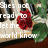 A pixelated image of a red rose with green leaves on a blurred background, overlaid with white text reading "She's not ready to let the world know but you are always on her mind".
