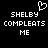 Pixelated black background with white text and a heart symbol, showing two identical side-by-side text blocks.