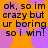 Static image with orange background and purple circles, displaying repeated text in black pixelated font.