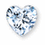 Static heart-shaped icon with blue and white pixelated pattern resembling a cracked or fragmented design on transparent background.