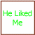 six text-based with a football image below, featuring phrases like "He Liked Me" and "My Lucky Football." The top-left has green text on white background; the bottom-right is empty