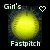 six identical yellow softball icons with text labels, each featuring a heart symbol that alternates between white and green