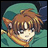 A pixelated anime-style character with brown hair and green clothing appears on the left side of a contact sheet, while the right side displays stylized text reading "Anime IM" above smaller text that may be "com" or similar.