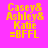 Four identical pixelated text on a bright pink background with a cyan horizontal bar shifting position