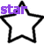 A four- of pixelated icons featuring a star, rocket ship, stop sign, and Pokémon character with overlaid text
