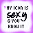 Nine identical pixel-art icons arranged in a , each displaying text on a white background with purple border and small pink asterisks