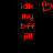 Red pixelated text and a heart symbol on black background, with identical left and right of text