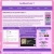 Pixelated webpage screenshot with purple and pink color scheme showing a site layout including navigation bar, content sections, and sidebar elements.