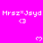 A bright pink background displays repeated white text 'Mrsz×Jsyd' with '<3' symbols and heart icons arranged in a pattern
