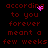 Red pixelated text on black background with pink pixel clusters animating near 'according' and 'weeks' in a repeating pattern.