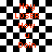 Black-and-white checkered background with orange text reading "Hey LOSER How u Doin" in a pixelated font, displayed in two identical vertical