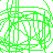 Pixelated abstract line art in six colors arranged in a with text reading "BOY, YOU CONFUSE ME" in the center
