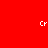 Static image with red and black background sections displaying white 'Cr' text in four corners.