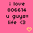 Pixelated pink background with repeated text and yellow heart symbols in a