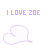 Two side-by-side pixelated text labels above matching heart shapes, all in light purple on white background.