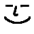 16 pixel-art faces with varying mouth expressions and eye shapes, rendered in black on white
