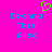 A bright pink background features a green pixelated heart symbol above blue text reading Deanna, Tbffl, Ailsa in two identical vertical