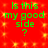 Red background with yellow star-like patterns and green text reading "Is this my good side?" in four identical
