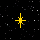 Yellow star-shaped icons of varying sizes scattered across a black background with white speckles resembling stars.