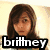 four buddy icons: top-left shows a person with brown hair and the text 'brittney', top-right is a tennis ball with 'loves' text, bottom-left features a person in white clothing labeled 'roger', bottom-right is empty