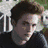 A static collage of five distinct Edward Cullen-themed images arranged in a , featuring text and symbols related to the Twilight franchise