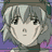 Pixelated anime-style character with gray hair and green eyes on left, next to black background with white text "Anime IM" above smaller "com" on right.