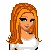 Pixelated cartoon woman with long orange hair, white crop top, and blue jeans; text below reads "Sexy ~N~ Wild".