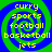 Four identical spiral-patterned icons display yellow text on blue-green gradients with no visible animation changes.