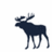 Pixelated moose icon with blue and white background, text 'marianna' and 'the moose' in white pixel font.