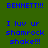 three and four displaying repeated text in blue pixelated font on green background with white rectangular overlays