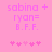 Pink background with pixelated text and heart symbols, showing two identical static frames side-by-side.