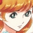 A pixelated anime-style character with orange hair and green eyes on the left, next to a black background with white text reading "Anime IM" above smaller stylized text "C0M" on the right.