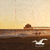 Pixelated beach scene with seagulls and a distant structure, overlaid with pink text reading "hollister who doesn't like it??" in four