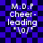 Pixelated text on a blue and black checkered background with visible motion blur effects across four repeated