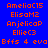 Blue background with orange text displaying names and phrases, alternating pink highlight bars over specific in a