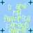 Light blue background with scattered dark green plus signs and repeated light green text reading "u are my favorite person ever" in pixelated font.