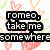 Pixelated text fragments on a heart-patterned background with partial gray overlay.