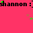 A static image with repeated text and scattered stars on a pink background.