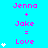 Pixelated text and heart symbols on cyan background with three vertical of repeated elements