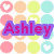Four distinct pixel art buddy icons arranged in a , each with unique background patterns and overlaid text