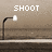 Pixelated streetlamp scene with text changes: 'SHOOT' at top, 'SCORE' below lamp in first frame; 'BALLINHH!!' at bottom in second frame.