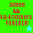 Pixelated text and star symbols on green and blue backgrounds with red and blue text elements.