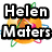 A static image of a pixelated orange sphere with green, pink, and blue orbital rings. Black text overlays read "Helen Maters is a great SCP mediator From RyanY6".